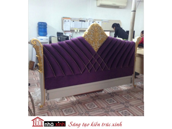 Mẫu nội thất mạ vàng phòng ngủ đẹp NNX-PNMV-008