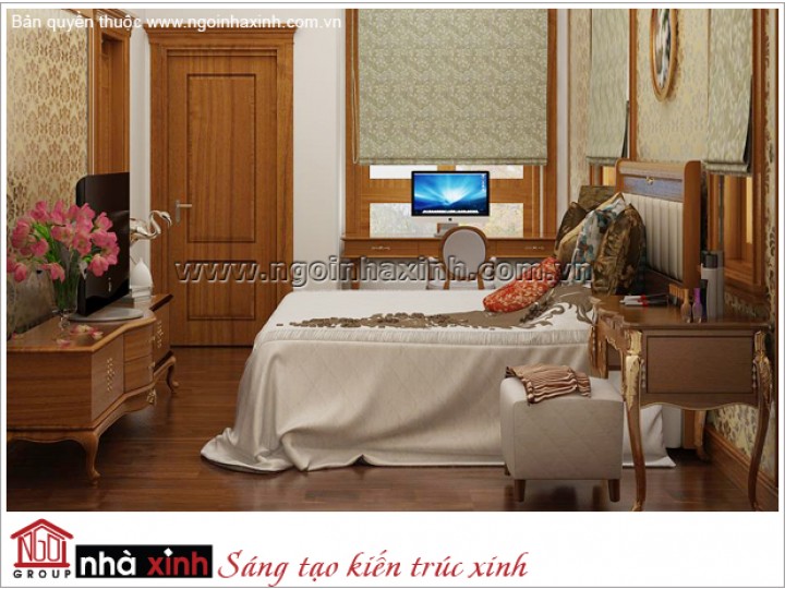 Mẫu Thiết Kế Phòng Ngủ Đẹp | Tân cổ Điển | Tây Ninh | NPNNX163