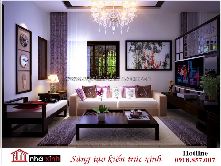 Thiết kế nội thất phòng khách đẹp | Hiện Đại | Anh Nam - Ecopak | NT. NNX 185