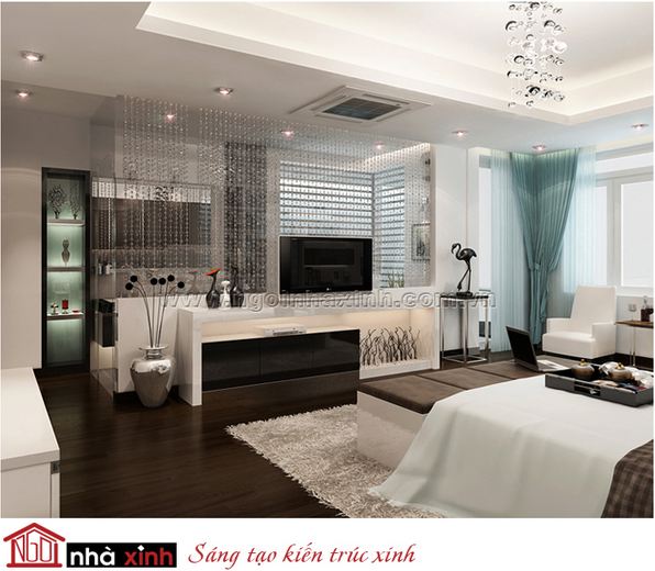 phòng ngủ master đẹp, thiết kế mẫu phòng ngủ đẹp, nha xinh, kien truc nha xinh, ngoi nha xinh