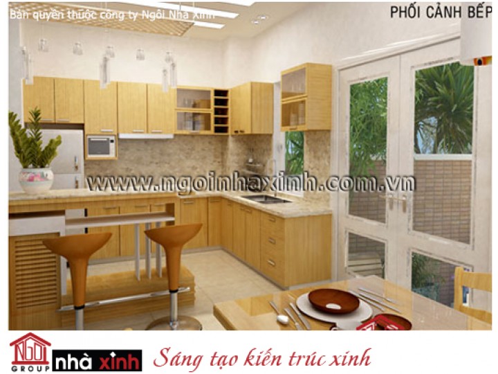 Mẫu Phòng Bếp & Phòng Ăn Đẹp | Cổ Điển | Anh Thuận - Q. Tân Bình | NT.NNX070
